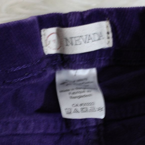 Neveda Purple Girls Pull up Pants - Picture 5 of 5